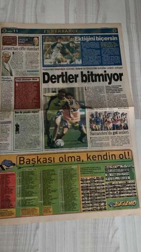 FOTOMAÇ SPOR GAZETESİ - TURKISH NEWSPAPER - DOĞUM GÜNÜ HEDİYESİ  - EKSİKSİZ TAM TAKIM GAZETE -26 EYLÜL 2002 PERŞEMBE  FATİH TERİM - WERNER LORANT - OĞUZ ÇETİN - AZİZ YILDIRIM - ORTEGA - WASHINGTON - YUSUF ŞİMŞEK - CEYHUN - RAPAIC - ABDULLAH - OKTAY DERELİOĞLU - SERGEN YALÇIN - PASCAL NOUMA - OSCAR CORDOBA - AMARAL - AHMET DURSUN - AHMET YILDIRIM - MİRCEA LUCESCU - ÜMİT DAVALA - BÜLENT KORKMAZ - ERGÜN PENBE - HASAN ŞAŞ - BERKANT GÖKTAN - İLHAN MANSIZ - VAHAP HACIOĞLU - SÜLEYMAN GÜLTEKİN - HALDUN DOMAÇ - YILDIRIM ÜNVERDİ - OSMAN ASLAN  GALATASARAY-BARCELONA SONRASI TERİM ÇOK SERT (YILDIZLARI KESİYOR, İSTANBULSPOR MAÇINDA FARKLI KADRO) - TERİM: “TESLİMİYETÇİ RUH YOK, EN İYİ SAVUNMA HÜCUMDUR” - ÜMİT DAVALA ORTA SAHADA, SARR SAĞ KANATTA - BARCELONA’DA RİQUELME YOK (SAKATLIK, İSTANBUL’A GETİRİLMEDİ) - VAN GAAL: “GALATASARAY GRUBUN EN FORMDA TAKIMI” - KLUIVERT: “BU MAÇ ERKEN FİNAL, KAZANAN TURU GARANTİLER” - BEŞİKTAŞ’TA JAPON HAYRANLIĞI (İLHAN MANSIZ ANTRENMANDA JAPON KIZLARIN İLGİSİ) - BEŞİK