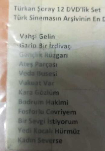 Türkan Şoray Klasikleri / 11 Dvd set (Türk Sineması)