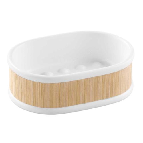 SABUNLUK PORSELEN BAMBU TEMALI  SERAMİK 12X9X4CM BANYO SETİ
