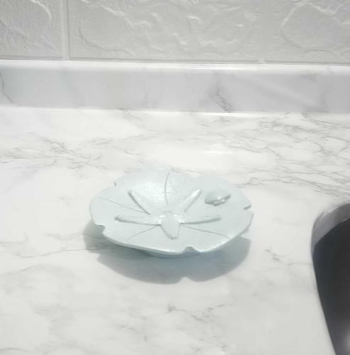 SABUNLUK DENİZ FENERİ MAVİ MODEL POLİRESİN 11x11x2cm BANYO SETİ