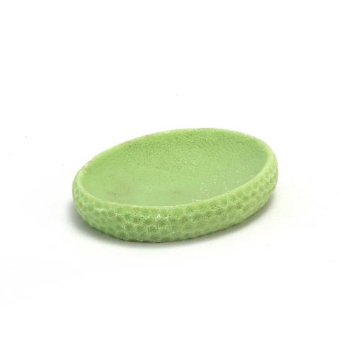 SABUNLUK YEŞİL PETEK DESENLİ POLİRESİN 10X8X2CM BANYO SETİ