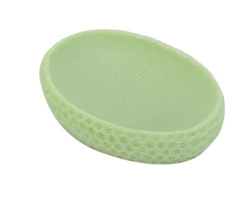 SABUNLUK YEŞİL PETEK DESENLİ POLİRESİN 10X8X2CM BANYO SETİ
