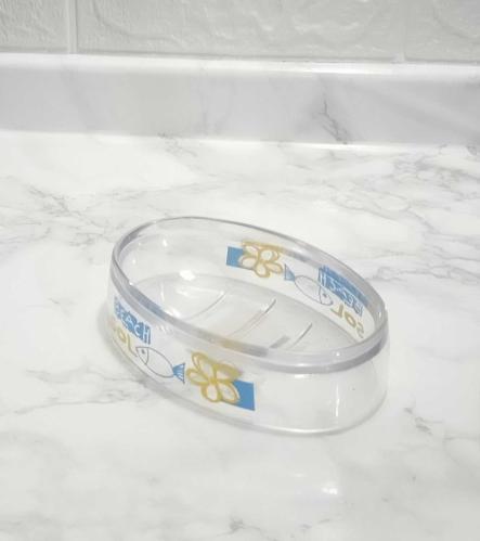 SABUNLUK DENİZ DESEN AKRİLİK 13X7X3CM BANYO SETİ