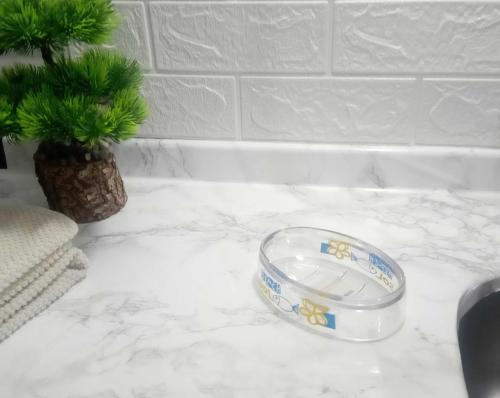 SABUNLUK DENİZ DESEN AKRİLİK 13X7X3CM BANYO SETİ