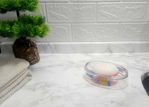 SABUNLUK DENİZ DESEN AKRİLİK 13X7X3CM BANYO SETİ