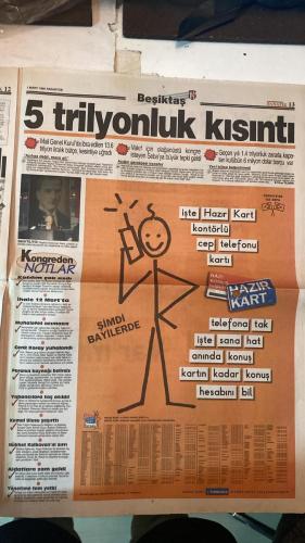FANATİK SPOR GAZETESİ - TURKISH NEWSPAPER - DOĞUM GÜNÜ HEDİYESİ  - EKSİKSİZ TAM TAKIM GAZETE - 1 MART 1999 - SAYI: 1198 - İSMET TONGO - OSMAN TANBURACI - METİN TÜKENMEZ - YALÇIN DUMER - MEHMET YILMAZ - NECİL ÜLGEN - CAN UYGUR - NECATİ BİLGİÇ - ENGİN VEREL - CEMİL TURAN - EROL DEMİRKOL - RAHMAN SAĞIROĞLU - BÜNYAMİN OSMAN - GERÇEK SPOR GAZETESİ - FANATİK - BU VATAN HEPİMİZİN - ASLAN DADAŞ’I BURAK’LA VURDU - İSTANBUL BERABERLİĞİNİ TELAFİ ETTİ - KORKU DAĞLARI BEKLEMEDİ - PALANDÖKEN’DE DÖKÜLDÜLER - HAKAN’I ANLAMAK - KAZASIZ BELASIZ - FENER ZİRVEDEN DÜŞTÜ - ÇULCU’NUN BERABERLİĞİ - ZORLU HAFTALARIN İKİNCİSİ - TEKMEYİ VURDU ATILDI - FENER ERİYOR - KANARYA’YA YAKIŞMADI - BEKLENMEYEN SONUÇ - BU FUTBOLLA BU KADAR - TRABZONSPOR’DA KARA BULUTLAR - VANSpor ZİRVEYE KURULDU - TÜRKİYE JOKEY KULÜBÜ’NÜN YENİ BAŞKANI Ö.FARUK GİRGİN - ASLAN’A DUR DURAK YOK - ÇIKARIN HEMEN O KRAMPONLARI - TAFFAREL KALESİNDE DEVLEŞTİ - BÜLENT LİBERO OLDU - ERGÜN ŞANSI KULLANAMADI - ARİF VASATI AŞAMADI - KAZANMA ARZUSU TÜKENM