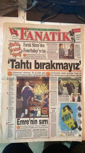 FANATİK SPOR GAZETESİ - TURKISH NEWSPAPER - DOĞUM GÜNÜ HEDİYESİ  - EKSİKSİZ TAM TAKIM GAZETE - 3 MART 1999 - SAYI: 1200 - AKTÜRK - ÜNAL - GORDON MİLNE - KEVİN CAMPBELL - RAHMAN SAĞIROĞLU - YUSUF DURSUN - CÜNEYT KARAKAYA - GERÇEK SPOR GAZETESİ - FANATİK - BU VATAN HEPİMİZİN - AKTÜRK’TEN TRABZONSPOR İSTİFASI - CAMPBELL SALONA KAPANDI - CİM BOM FENER’İ GEÇTİ - EFES PİLSEN 73-58 CSKA - FENERBAHÇE 81-89 REAL MADRİD - ZALGİRİS 76-62 ÜLKERSPOR - GALATASARAY BAYANLAR 92 - DOSTLUĞA ÇAĞRI - FUTBOLCULARIN NOTLARI - BABACAN’IN İNCELEMESİ - HEMOFARM 61-67 TOFAŞ (SAPORTA KUPASI) - MOLDOVAN YİNE FEDAKÂRLIK YAPTI - DOĞU’DA TERÖRE ENGEL - HAKEMLERE DESTEK - BEŞİKTAŞ İŞİ BİTİRECEK - DEV MAÇA GÜN KALDI - TRABZONSPOR - GALATASARAY - FENERBAHÇE - BEŞİKTAŞ - KOCAELİSPOR - ALTAY - ADANASPOR - KARABÜKSPOR - BURSASPOR - ANTALYASPOR - SAKARYASPOR - ERZURUMSPOR - GENÇLERBİRLİĞİ - SAMSUNSPOR - ANKARAGÜCÜ - ERZURUMSPOR 0-1 GALATASARAY - KARABÜKSPOR 0-0 FENERBAHÇE - BEŞİKTAŞ 2-1 BURSASPOR - ALTAY 1-0 ANKARAGÜCÜ - A