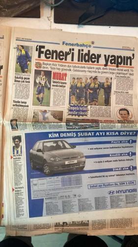 FANATİK SPOR GAZETESİ - TURKISH NEWSPAPER - DOĞUM GÜNÜ HEDİYESİ  - EKSİKSİZ TAM TAKIM GAZETE - 4 MART 1999 - SAYI: 1201 - MEHMET GENÇ - EROL DEMİRKOL - RAHMAN SAĞIROĞLU - YUSUF DURSUN - NECİL ÜLGEN - CÜNEYT KARAKAYA - OĞUZ DİZER - TEMEL ÖZALAR - GERÇEK SPOR GAZETESİ - FANATİK - BU VATAN HEPİMİZİN - BEŞİKTAŞ’TA VOGTS VE FELDKAMP RED - TRABZONSPOR’DA KRİZ - DERBİ MECLİS’İ KARIŞTIRDI - ULUSOY’DAN MESAJ VAR - BAKANLAR DERBİYİ YORUMLADI - TAFFAREL İDMANDA - KANARYA ŞEN ŞAKRAK - BEŞİKTAŞLILAR GÜLÜYOR - CIM BOM’DAN GOL PROVASI - FENER’E BAŞKAN MORALİ - GÜREŞÇİ ŞEREF’TEN FUTBOL ŞOV - TOSHACK REAL MADRİD’DE BERABER - BASKETBOLDA RÖVANŞ GÜNÜ - HAKAN ŞÜKÜR: BU KAVGA NE DİYE - FAIR-PLAY ÇAĞRISI - ‘BEN HİÇ DEĞİŞMEDİM’ - CİM BOM MORALLİ - FLORYA’DA GOL YAĞMURU - B.HAKAN FIRTINA GİBİ - POPESCU’LU ROMANYA GALİP - TRABZONSPOR - GALATASARAY - FENERBAHÇE - BEŞİKTAŞ - KOCAELİSPOR - ALTAY - ADANASPOR - KARABÜKSPOR - BURSASPOR - ANTALYASPOR - SAKARYASPOR - ERZURUMSPOR - GENÇLERBİRLİĞİ - SAMSUNSPOR - ANKARAG