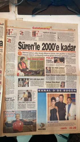FANATİK SPOR GAZETESİ - TURKISH NEWSPAPER - DOĞUM GÜNÜ HEDİYESİ  - EKSİKSİZ TAM TAKIM GAZETE - 5 MART 1999 - SAYI: 1202 - OSMAN TANBURACI - DOĞAN BABACAN - YUSUF DURSUN - NECİL ÜLGEN - MEHMET YILMAZ - CÜNEYT KARAKAYA - GERÇEK SPOR GAZETESİ - FANATİK - BU VATAN HEPİMİZİN - GALATASARAY PAZARA GÜLECEK - DERBİ ERDEMİR’İN - RÜŞTÜ MEYDAN OKUDU - 24. HAFTA BAŞLIYOR - FENER-TRABZON MAÇI - OGÜN PAF’LA İDMANA ÇIKTI - KAPTAN: 3-1 YENERİZ - CİM BOM ÜÇ PUAN DİYOR - MOSHOEU SÜRPRİZ GOLCÜ - BEŞİKTAŞ FELDKAMP İLE MASADA - MURAT YAKIN’A AF YOK - AMOKACHİ: BEN YOKUM - REAL MADRİD’DE KAVGA - VANSpor’DA BİR GÖZDE - EFES PİLSEN 105-98 ZAFER - FENER’E YAZIK OLDU 74-85 - ÜLKER 82-93 MAĞLUP - TRABZONSPOR - GALATASARAY - FENERBAHÇE - BEŞİKTAŞ - KOCAELİSPOR - ALTAY - ADANASPOR - KARABÜKSPOR - BURSASPOR - ANTALYASPOR - SAKARYASPOR - ERZURUMSPOR - GENÇLERBİRLİĞİ - SAMSUNSPOR - ANKARAGÜCÜ - ERZURUMSPOR 0-1 GALATASARAY - KARABÜKSPOR 0-0 FENERBAHÇE - BEŞİKTAŞ 2-1 BURSASPOR - ALTAY 1-0 ANKARAGÜCÜ - ADANASPOR 3-0 Ç.DA