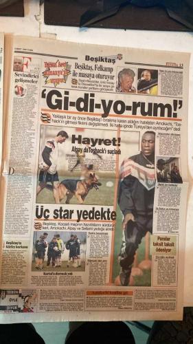FANATİK SPOR GAZETESİ - TURKISH NEWSPAPER - DOĞUM GÜNÜ HEDİYESİ  - EKSİKSİZ TAM TAKIM GAZETE - 5 MART 1999 - SAYI: 1202 - OSMAN TANBURACI - DOĞAN BABACAN - YUSUF DURSUN - NECİL ÜLGEN - MEHMET YILMAZ - CÜNEYT KARAKAYA - GERÇEK SPOR GAZETESİ - FANATİK - BU VATAN HEPİMİZİN - GALATASARAY PAZARA GÜLECEK - DERBİ ERDEMİR’İN - RÜŞTÜ MEYDAN OKUDU - 24. HAFTA BAŞLIYOR - FENER-TRABZON MAÇI - OGÜN PAF’LA İDMANA ÇIKTI - KAPTAN: 3-1 YENERİZ - CİM BOM ÜÇ PUAN DİYOR - MOSHOEU SÜRPRİZ GOLCÜ - BEŞİKTAŞ FELDKAMP İLE MASADA - MURAT YAKIN’A AF YOK - AMOKACHİ: BEN YOKUM - REAL MADRİD’DE KAVGA - VANSpor’DA BİR GÖZDE - EFES PİLSEN 105-98 ZAFER - FENER’E YAZIK OLDU 74-85 - ÜLKER 82-93 MAĞLUP - TRABZONSPOR - GALATASARAY - FENERBAHÇE - BEŞİKTAŞ - KOCAELİSPOR - ALTAY - ADANASPOR - KARABÜKSPOR - BURSASPOR - ANTALYASPOR - SAKARYASPOR - ERZURUMSPOR - GENÇLERBİRLİĞİ - SAMSUNSPOR - ANKARAGÜCÜ - ERZURUMSPOR 0-1 GALATASARAY - KARABÜKSPOR 0-0 FENERBAHÇE - BEŞİKTAŞ 2-1 BURSASPOR - ALTAY 1-0 ANKARAGÜCÜ - ADANASPOR 3-0 Ç.DA
