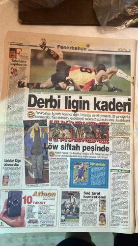 FANATİK SPOR GAZETESİ - TURKISH NEWSPAPER - DOĞUM GÜNÜ HEDİYESİ  - EKSİKSİZ TAM TAKIM GAZETE - 5 MART 1999 - SAYI: 1202 - OSMAN TANBURACI - DOĞAN BABACAN - YUSUF DURSUN - NECİL ÜLGEN - MEHMET YILMAZ - CÜNEYT KARAKAYA - GERÇEK SPOR GAZETESİ - FANATİK - BU VATAN HEPİMİZİN - GALATASARAY PAZARA GÜLECEK - DERBİ ERDEMİR’İN - RÜŞTÜ MEYDAN OKUDU - 24. HAFTA BAŞLIYOR - FENER-TRABZON MAÇI - OGÜN PAF’LA İDMANA ÇIKTI - KAPTAN: 3-1 YENERİZ - CİM BOM ÜÇ PUAN DİYOR - MOSHOEU SÜRPRİZ GOLCÜ - BEŞİKTAŞ FELDKAMP İLE MASADA - MURAT YAKIN’A AF YOK - AMOKACHİ: BEN YOKUM - REAL MADRİD’DE KAVGA - VANSpor’DA BİR GÖZDE - EFES PİLSEN 105-98 ZAFER - FENER’E YAZIK OLDU 74-85 - ÜLKER 82-93 MAĞLUP - TRABZONSPOR - GALATASARAY - FENERBAHÇE - BEŞİKTAŞ - KOCAELİSPOR - ALTAY - ADANASPOR - KARABÜKSPOR - BURSASPOR - ANTALYASPOR - SAKARYASPOR - ERZURUMSPOR - GENÇLERBİRLİĞİ - SAMSUNSPOR - ANKARAGÜCÜ - ERZURUMSPOR 0-1 GALATASARAY - KARABÜKSPOR 0-0 FENERBAHÇE - BEŞİKTAŞ 2-1 BURSASPOR - ALTAY 1-0 ANKARAGÜCÜ - ADANASPOR 3-0 Ç.DA