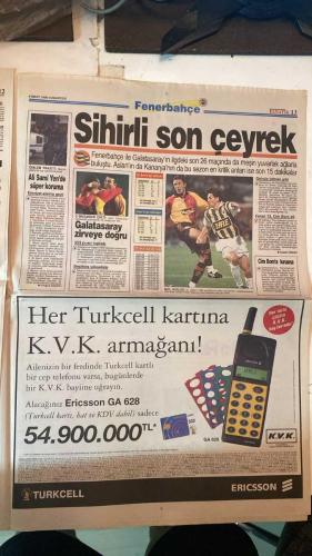 FANATİK SPOR GAZETESİ - TURKISH NEWSPAPER - DOĞUM GÜNÜ HEDİYESİ  - EKSİKSİZ TAM TAKIM GAZETE - 6 MART 1999 - SAYI: 1203 - MESUT YILMAZ - RAHMAN SAĞIROĞLU - OSMAN TANBURACI - DOĞAN BABACAN - NECİL ÜLGEN - CÜNEYT KARAKAYA - GERÇEK SPOR GAZETESİ - FANATİK - BU VATAN HEPİMİZİN - FENER HAKAN’A ÖNLEM ALSIN - BERABERLİK İKİ TAKIMI DA ÜZMEZ - TARAFTAR SOĞUKKANLI OLSUN - VE KAPILAR KAPANDI - DERBİ ERDEMİR’İN - BİLETLER KAPIŞILDI - TRABZON BÖYLE GÜZEL - UNAL İÇİN OYNADILAR - YETER Kİ FUTBOL OLSUN - KAVGA DEĞİL MAÇ - YENEN SADECE AVANTAJLI - RÜŞTÜ MEYDAN OKUDU - BÜLENT KORKMAZ: TAHTI BIRAKMAYIZ - HAGİ’NİN AKH ÇOCUĞUNDA - GÜROL’A GÜVENOYU - UFUK’UN ÜZÜNTÜSÜ - BÜLENT’E FORMA DOPİNGİ - EMRE’NİN SIRRI - STRATEJİK SAVAŞ - DÜĞÜM MAÇI OLAMAZ - POPESCU’LU ROMANYA GALİP - TRABZONSPOR - GALATASARAY - FENERBAHÇE - BEŞİKTAŞ - KOCAELİSPOR - ALTAY - ADANASPOR - KARABÜKSPOR - BURSASPOR - ANTALYASPOR - SAKARYASPOR - ERZURUMSPOR - GENÇLERBİRLİĞİ - SAMSUNSPOR - ANKARAGÜCÜ - TRABZONSPOR 3-1 ERZURUMSPOR - BEŞİKTAŞ V