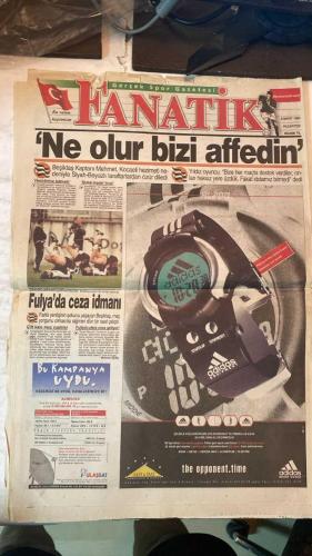 FANATİK SPOR GAZETESİ - TURKISH NEWSPAPER - DOĞUM GÜNÜ HEDİYESİ  - EKSİKSİZ TAM TAKIM GAZETE - 8 MART 1999 - SAYI: 1205 - RAHMAN SAĞIROĞLU - MEHMET GENÇ - NECİL ÜLGEN - CÜNEYT KARAKAYA - GERÇEK SPOR GAZETESİ - FANATİK - BU VATAN HEPİMİZİN - CİM BOM EZDİ GEÇTİ - HAKAN ŞÜKÜR SÖZÜNÜ TUTTU - MESUT YILMAZ: FENER HAKAN’A ÖNLEM ALSIN - TRABZON BÖYLE GÜZEL - UNAL İÇİN OYNADILAR - NE OLUR BİZİ AFFEDİN - HESABIMIZ TUTMADI - ŞİMDİ HEDEF FİNAL - YÜZLER GÜLMÜYOR - FULYA’DA CEZA İDMANI - FUTBOLCULARA CEZA GELİYOR - TRABZONSPOR - GALATASARAY - FENERBAHÇE - BEŞİKTAŞ - KOCAELİSPOR - ALTAY - ADANASPOR - KARABÜKSPOR - BURSASPOR - ANTALYASPOR - SAKARYASPOR - ERZURUMSPOR - GENÇLERBİRLİĞİ - SAMSUNSPOR - ANKARAGÜCÜ - GALATASARAY 2-0 FENERBAHÇE - TRABZONSPOR 3-1 ERZURUMSPOR - KARABÜKSPOR 1-6 GENÇLERBİRLİĞİ - ANTALYASPOR 4-2 ALTAY - SAMSUNSPOR 2-0 ADANASPOR - BEŞİKTAŞ VS KOCAELİSPOR - SAKARYASPOR VS İSTANBULSPOR - ANKARAGÜCÜ VS BURSASPOR - Ç.DARDANEL VS GAZİANTEPSPOR