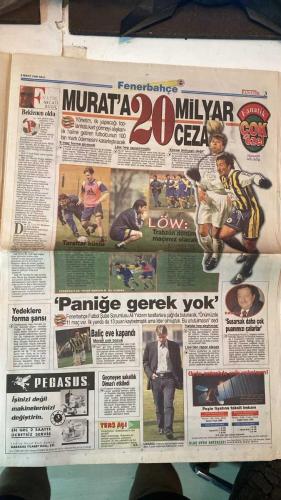 FANATİK SPOR GAZETESİ - TURKISH NEWSPAPER - DOĞUM GÜNÜ HEDİYESİ  - EKSİKSİZ TAM TAKIM GAZETE - 9 MART 1999 - SAYI: 1206 - MEHMET GENÇ - ENGİN VEREL - YUSUF DURSUN - RAHMAN SAĞIROĞLU - CÜNEYT KARAKAYA - NECİL ÜLGEN - GERÇEK SPOR GAZETESİ - FANATİK - BU VATAN HEPİMİZİN - FELDKAMP ARTIK BEŞİKTAŞLI - KALLI 15 MART’TA GELİYOR - YAMAN: İKİNCİ ADAM OLAMAM - FENER KENDİNİ VAKTİ - VOLEYBOLDA AVRUPA SINAVI - MOLDOVA MAÇININ HAKEMİ BELLİ OLDU - LÖW RAKİBE KARŞI ÖNLEM ALAMIYOR - EMRE-OKAN ASLAN’A YAN BAKAN - CİM BOM VE YAKTI - DERBİ KANA BULANIYORDU - TOFAŞ TRABZON GÖZÜNÜ KANARYA’YA DİKTİ - PLAY-OFF’TA AMANSIZ YARIŞ - MAÇA KONSANTRE DEĞİLDİ - EZELİ REKABETİ ANLAMAK - TEPİMİ HAKLI ÇIKARDI - HAKAN ŞÜKÜR UTANDIRMADI - MARKAJ KISKACINI BOZDUK - LÖW HAKAN’I GÖKLERE ÇIKARDI - ASLAN GÖBEKTEN VURDU - LİDER GİBİ OYNAYIN - HEDEF 3. ŞAMPİYONLUK - GERÇEK PROFESYONEL TAFFAREL - SÜREN: DUR, DAHA BİTMEDİ - CENAZEDEN ZAFERE HAGİ - ŞİMDİ HEDEF KUPA - TRABZONSPOR - GALATASARAY - FENERBAHÇE - BEŞİKTAŞ - KOCAELİSPOR