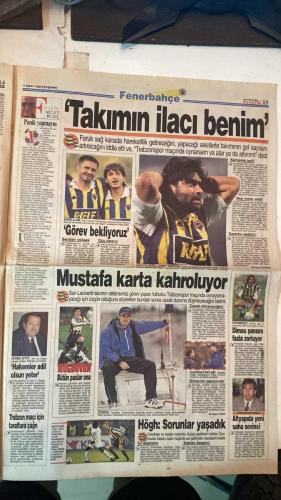 FANATİK SPOR GAZETESİ - TURKISH NEWSPAPER - DOĞUM GÜNÜ HEDİYESİ  - EKSİKSİZ TAM TAKIM GAZETE - 11 MART 1999 - SAYI: 1208 - İSMET TONGO - OSMAN TANBURACI - DOĞAN BABACAN - YALÇIN DUMER - RAHMAN SAĞIROĞLU - YUSUF DURSUN - MEHMET GENÇ - NECİL ÜLGEN - CÜNEYT KARAKAYA - GERÇEK SPOR GAZETESİ - FANATİK - BU VATAN HEPİMİZİN - ALİ SAMİ YEN’DE KİMSE BAŞA ÇIKAMIYOR - TERİM’İN TALEBELERİ GÜMBÜR GÜMBÜR - KUPA’DA DA ASLAN - ONUN ADI FİNALİST - DEREYİ GEÇERKEN - HELAL OLSUN HEPİNİZE - BEŞİKTAŞ ANKARAGÜCÜ KUPA MAÇI - BOKSÖRÜN FERYADI - LÖW DE HESAP SORDU - CİM BOMLU TARAFTARLAR ZEVKTEN DÖRT KÖŞE - TRABZONSPOR’DA RİZESPOR SEVİNCİ - DERBİ KIRAN KIRANA İDMAN - SÜNGER BAŞKAN’I SEVİNDİRDİ - TEKMELER HAVADA UÇTU - SIRA KAPTANLARDAYDI - İNANMAYAN ÇEKER GİDER - UCHE’Yİ YÖNETİME ŞİKAYET ETTİLER - CİM BOM ANKARA’DA PUAN KAYBEDECEK - ALİ SAMİ YEN’DE HASAR ÖDENECEK - ELEŞTİRİLER HAKLI AMA BİZE GÜVENİN - LÖW 9 PUAN GERİDE - MİLLİLER DÖNÜYOR - VESELİNOVİC’Lİ FENER 9 PUAN ÖNDE - PARREIRA İLE 50 GOL - SU SPORLARI İÇİ