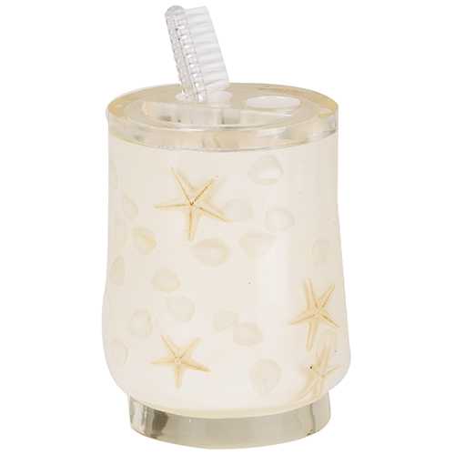 DİŞ FIRÇALIK DENİZ YILDIZI EL YAPIMI 400 GR 7X7X10CM BANYO SETİ