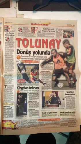 FANATİK SPOR GAZETESİ - TURKISH NEWSPAPER - DOĞUM GÜNÜ HEDİYESİ  - EKSİKSİZ TAM TAKIM GAZETE - 12 MART 1999 - SAYI: 1209 - TAYLAN UYGUR - ULVİ GÜVENEROĞLU - ATIF KEÇECİ - YEMEN EKŞİOĞLU - CENGİZ KAPTAN - OĞUZ DİZER - RAHMAN SAĞIROĞLU - GERÇEK SPOR GAZETESİ - FANATİK - BU VATAN HEPİMİZİN - HASAN ŞAŞ DOPİNG ŞOKU - FİNALİN ADI GALATASARAY-BEŞİKTAŞ - KARTAL RÖVANŞTA ANKARAGÜCÜ’NÜ GEÇTİ - TARAFTARIN KIZGINLIĞI GEÇMEDİ - TRABZON TETİKTE - HAKEMLERİN GÖREV DAĞILIMI - GALATASARAY BAYAN BASKETBOL TAKIMI FİNAL FOUR’DA - BU BİR DEVRİMDİR - HASAN ŞAŞ’A AFERİN İLACI - FATİH TERİM DUBLE DİYOR - CİM BOM’U YAKAN TÜRKÜ - FİŞEKLERİ SAYDILAR - GALATASARAY’A CEZA YOK - TOLGA TUĞSAVUL İCRA TAKİBİ - RAPOR KÖLN’DEN GELDİ - ADNAN POLAT’A FUTBOLCU DESTEĞİ - TRABZONSPOR - GALATASARAY - FENERBAHÇE - BEŞİKTAŞ - KOCAELİSPOR - ALTAY - ADANASPOR - KARABÜKSPOR - BURSASPOR - ANTALYASPOR - SAKARYASPOR - ERZURUMSPOR - GENÇLERBİRLİĞİ - SAMSUNSPOR - ANKARAGÜCÜ - GALATASARAY 2-1 SAKARYASPOR (KUPA) - BEŞİKTAŞ 2-0 ANKARAGÜCÜ