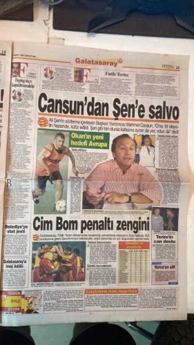 FANATİK SPOR GAZETESİ - TURKISH NEWSPAPER - DOĞUM GÜNÜ HEDİYESİ  - EKSİKSİZ TAM TAKIM GAZETE - 13 MART 1999 - SAYI: 1210 - HASAN ŞAŞ - ERROL DEMİRKOL - HALUK ULUSOY - FATİH TERİM - SERHAN KURTULMUŞ - BURHAN USLU - YANAL DÜRÜST - OĞUZ DİZER - CENGİZ KAPTAN - RAHMAN SAĞIROĞLU - MURAT AKBAŞ - GERÇEK SPOR GAZETESİ - FANATİK - BU VATAN HEPİMİZİN - HASAN ŞAŞ: DOKTOR KURBANIYIM - FENER: KREDİMİZ VAR - LÖW: GALATASARAY STRES ALTINDA - MURAT YAKIN: KARAR LÖW’ÜN - GORDON MİLNE’NİN HEDEFİ 3 PUAN - FENERBAHÇE-TRABZON KADIKÖY’DE KAPIŞIYOR - BURSASPOR’UN HASRETİ SONA ERDİ - BEŞİKTAŞLI YASİN’DEN HAYAT VEREN GOL - ARTIK RİSKE GİRECEĞİZ - POTADA SÜPER DERBİ: FENERBAHÇE-GALATASARAY - FATURA GENÇ DOKTORA - HALUK ULUSOY: SUÇ SAKLANMAZ - TERİM: BİZDE DOPİNG OLMAZ - DEFANS UYARILDI - HAGİ’NİN HIRSİ - AŞKIN DAVASI 18 MART’TA - KIZLAR HEDEF BÜYÜTTÜ: AVRUPA ŞAMPİYONLUĞU - ŞAMPİYONLUKLARIN ABONESİ GALATASARAY BAYAN BASKETBOL TAKIMI - MEMNUN YENİ HEDEFİ ÇİZDİ - FEDERASYON’A SİTEM - TERİM’DEN KUTLAMA - SÜPER PRİM