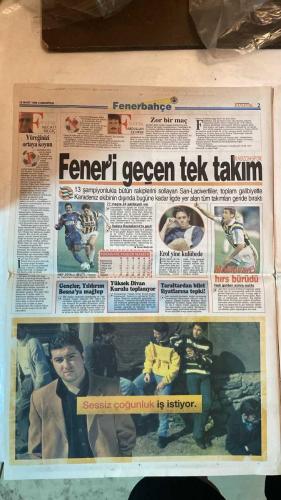 FANATİK SPOR GAZETESİ - TURKISH NEWSPAPER - DOĞUM GÜNÜ HEDİYESİ  - EKSİKSİZ TAM TAKIM GAZETE - 13 MART 1999 - SAYI: 1210 - HASAN ŞAŞ - ERROL DEMİRKOL - HALUK ULUSOY - FATİH TERİM - SERHAN KURTULMUŞ - BURHAN USLU - YANAL DÜRÜST - OĞUZ DİZER - CENGİZ KAPTAN - RAHMAN SAĞIROĞLU - MURAT AKBAŞ - GERÇEK SPOR GAZETESİ - FANATİK - BU VATAN HEPİMİZİN - HASAN ŞAŞ: DOKTOR KURBANIYIM - FENER: KREDİMİZ VAR - LÖW: GALATASARAY STRES ALTINDA - MURAT YAKIN: KARAR LÖW’ÜN - GORDON MİLNE’NİN HEDEFİ 3 PUAN - FENERBAHÇE-TRABZON KADIKÖY’DE KAPIŞIYOR - BURSASPOR’UN HASRETİ SONA ERDİ - BEŞİKTAŞLI YASİN’DEN HAYAT VEREN GOL - ARTIK RİSKE GİRECEĞİZ - POTADA SÜPER DERBİ: FENERBAHÇE-GALATASARAY - FATURA GENÇ DOKTORA - HALUK ULUSOY: SUÇ SAKLANMAZ - TERİM: BİZDE DOPİNG OLMAZ - DEFANS UYARILDI - HAGİ’NİN HIRSİ - AŞKIN DAVASI 18 MART’TA - KIZLAR HEDEF BÜYÜTTÜ: AVRUPA ŞAMPİYONLUĞU - ŞAMPİYONLUKLARIN ABONESİ GALATASARAY BAYAN BASKETBOL TAKIMI - MEMNUN YENİ HEDEFİ ÇİZDİ - FEDERASYON’A SİTEM - TERİM’DEN KUTLAMA - SÜPER PRİM