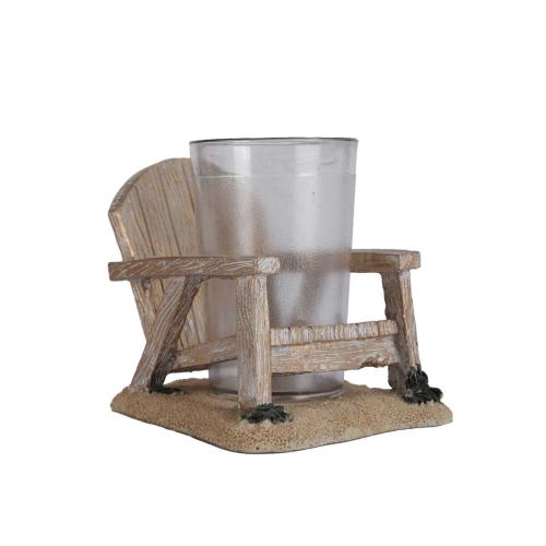 DİŞ FIRÇALIK VE MACUNLUK SANDALYE POLİRESİN 13X11X10CM 200ML BANYO SETİ
