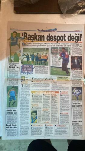 FANATİK SPOR GAZETESİ - TURKISH NEWSPAPER - DOĞUM GÜNÜ HEDİYESİ  - EKSİKSİZ TAM TAKIM GAZETE - 19 MART 1999 - SAYI: 1216 - YUSUF DURSUN - KEVIN CAMPBELL - MEHMET DEMİRCAN - CÜNEYT KARAKAYA - CENGİZ KAPTAN - OĞUZ DİZER - NECİL ÜLGEN - GERÇEK SPOR GAZETESİ - FANATİK - BU VATAN HEPİMİZİN - BALİÇ: SARI KART İSTEDİM AMA VERİLMEDİ - LÖW: EN KÖTÜ İKİNCİ OLURUZ - CAMPBELL: TRABZONSPOR’U SEVMİYORUM - MOLDOVA MAÇININ DÜĞMESİ BASILDI - ŞEREF EROĞLU AKİF’İ RAHAT YENDİ - 25. HAFTA AÇILIYOR - MARAKSHİ’NİN KELLE AVCILIĞI İTİRAFI - CİM BOM’DA GENEL AF - TERÖR KORKUSU: AVRUPA BOYKOTU - LİDER SAHNEDE: GALATASARAY-ADANASPOR - 1990’LI YILLARIN EN BAŞARILI TAKIMI GALATASARAY - BEŞİKTAŞ İKİNCİ SIRADA - 8 FUTBOLCU CEZA SINIRINDA - HASAN ŞAŞ’A UMUT IŞIĞI - TRABZONSPOR - GALATASARAY - FENERBAHÇE - BEŞİKTAŞ - KOCAELİSPOR - ALTAY - ADANASPOR - KARABÜKSPOR - BURSASPOR - ANTALYASPOR - SAKARYASPOR - ERZURUMSPOR - GENÇLERBİRLİĞİ - SAMSUNSPOR - ANKARAGÜCÜ - GALATASARAY VS ADANASPOR - FENERBAHÇE VS SAKARYASPOR - TRABZ