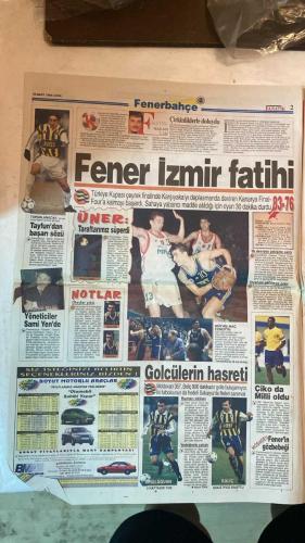 FANATİK SPOR GAZETESİ - TURKISH NEWSPAPER - DOĞUM GÜNÜ HEDİYESİ  - EKSİKSİZ TAM TAKIM GAZETE - 19 MART 1999 - SAYI: 1216 - YUSUF DURSUN - KEVIN CAMPBELL - MEHMET DEMİRCAN - CÜNEYT KARAKAYA - CENGİZ KAPTAN - OĞUZ DİZER - NECİL ÜLGEN - GERÇEK SPOR GAZETESİ - FANATİK - BU VATAN HEPİMİZİN - BALİÇ: SARI KART İSTEDİM AMA VERİLMEDİ - LÖW: EN KÖTÜ İKİNCİ OLURUZ - CAMPBELL: TRABZONSPOR’U SEVMİYORUM - MOLDOVA MAÇININ DÜĞMESİ BASILDI - ŞEREF EROĞLU AKİF’İ RAHAT YENDİ - 25. HAFTA AÇILIYOR - MARAKSHİ’NİN KELLE AVCILIĞI İTİRAFI - CİM BOM’DA GENEL AF - TERÖR KORKUSU: AVRUPA BOYKOTU - LİDER SAHNEDE: GALATASARAY-ADANASPOR - 1990’LI YILLARIN EN BAŞARILI TAKIMI GALATASARAY - BEŞİKTAŞ İKİNCİ SIRADA - 8 FUTBOLCU CEZA SINIRINDA - HASAN ŞAŞ’A UMUT IŞIĞI - TRABZONSPOR - GALATASARAY - FENERBAHÇE - BEŞİKTAŞ - KOCAELİSPOR - ALTAY - ADANASPOR - KARABÜKSPOR - BURSASPOR - ANTALYASPOR - SAKARYASPOR - ERZURUMSPOR - GENÇLERBİRLİĞİ - SAMSUNSPOR - ANKARAGÜCÜ - GALATASARAY VS ADANASPOR - FENERBAHÇE VS SAKARYASPOR - TRABZ