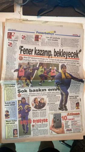 FANATİK SPOR GAZETESİ - TURKISH NEWSPAPER - DOĞUM GÜNÜ HEDİYESİ  - EKSİKSİZ TAM TAKIM GAZETE - 19 MART 1999 - SAYI: 1216 - YUSUF DURSUN - KEVIN CAMPBELL - MEHMET DEMİRCAN - CÜNEYT KARAKAYA - CENGİZ KAPTAN - OĞUZ DİZER - NECİL ÜLGEN - GERÇEK SPOR GAZETESİ - FANATİK - BU VATAN HEPİMİZİN - BALİÇ: SARI KART İSTEDİM AMA VERİLMEDİ - LÖW: EN KÖTÜ İKİNCİ OLURUZ - CAMPBELL: TRABZONSPOR’U SEVMİYORUM - MOLDOVA MAÇININ DÜĞMESİ BASILDI - ŞEREF EROĞLU AKİF’İ RAHAT YENDİ - 25. HAFTA AÇILIYOR - MARAKSHİ’NİN KELLE AVCILIĞI İTİRAFI - CİM BOM’DA GENEL AF - TERÖR KORKUSU: AVRUPA BOYKOTU - LİDER SAHNEDE: GALATASARAY-ADANASPOR - 1990’LI YILLARIN EN BAŞARILI TAKIMI GALATASARAY - BEŞİKTAŞ İKİNCİ SIRADA - 8 FUTBOLCU CEZA SINIRINDA - HASAN ŞAŞ’A UMUT IŞIĞI - TRABZONSPOR - GALATASARAY - FENERBAHÇE - BEŞİKTAŞ - KOCAELİSPOR - ALTAY - ADANASPOR - KARABÜKSPOR - BURSASPOR - ANTALYASPOR - SAKARYASPOR - ERZURUMSPOR - GENÇLERBİRLİĞİ - SAMSUNSPOR - ANKARAGÜCÜ - GALATASARAY VS ADANASPOR - FENERBAHÇE VS SAKARYASPOR - TRABZ