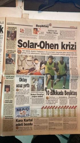 FANATİK SPOR GAZETESİ - TURKISH NEWSPAPER - DOĞUM GÜNÜ HEDİYESİ  - EKSİKSİZ TAM TAKIM GAZETE - 23 MART 1999 - SAYI: 1220 - MURAT AKBAŞ - YUSUF DURSUN - MEHMET GENÇ - RAHMAN SAĞIROĞLU - CÜNEYT KARAKAYA - OĞUZ DİZER - CENGİZ KAPTAN - GERÇEK SPOR GAZETESİ - FANATİK - BU VATAN HEPİMİZİN - BALİÇ SAKAT: BEŞİKTAŞ DERBİSİNDE ZOR - KALLİ’NİN UĞURU: SİYAH EŞOFMAN VE YUMRUK ŞOV - SCHUMACHER’İN BAŞI DERTTE - NATO HAREKÂTI MAÇI ERTELEYEBİLİR - TRABZONSPOR: BEĞENDİREMEDİK ELEŞTİRİSİ - EFES KAUNAS ÖNÜNDE - TERİM’İN EN BÜYÜK AŞKI: BABASI - GALATASARAY EVİNDE PUAN KAYBEDİYOR - LİGİN DİBİNDE AMANSIZ MÜCADELE - PLAY-OFF HEYECANI - FELDKAMP: İYİ GÜNLER BEKLİYOR - TOSHACK GEREMİ’Yİ REAL MADRİD’E İSTİYOR - TERİM: BAŞARI EKİP ÜRÜNÜDÜR - HAKAN ŞÜKÜR: İTALYA DEFTERİNİ KAPATTIM - YOLALAN’A BASKI - HASAN ŞAŞ PFDK’DA - AŞKIN’IN DAVASI 6 MAYIS’A ERTELENDİ - ADNAN POLAT’TAN VIP DAVET - MEHMET CANSUN: TRANSFERDE TERİM’İN İŞARETİ BEKLENECEK - ASLAN’A BAHAR AŞISI - HAKAN ŞÜKÜR: MECBUR BIRAKILDIM JUVENTUS’A - FELDKAMP’