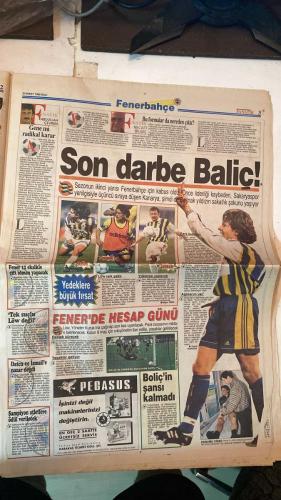 FANATİK SPOR GAZETESİ - TURKISH NEWSPAPER - DOĞUM GÜNÜ HEDİYESİ  - EKSİKSİZ TAM TAKIM GAZETE - 23 MART 1999 - SAYI: 1220 - MURAT AKBAŞ - YUSUF DURSUN - MEHMET GENÇ - RAHMAN SAĞIROĞLU - CÜNEYT KARAKAYA - OĞUZ DİZER - CENGİZ KAPTAN - GERÇEK SPOR GAZETESİ - FANATİK - BU VATAN HEPİMİZİN - BALİÇ SAKAT: BEŞİKTAŞ DERBİSİNDE ZOR - KALLİ’NİN UĞURU: SİYAH EŞOFMAN VE YUMRUK ŞOV - SCHUMACHER’İN BAŞI DERTTE - NATO HAREKÂTI MAÇI ERTELEYEBİLİR - TRABZONSPOR: BEĞENDİREMEDİK ELEŞTİRİSİ - EFES KAUNAS ÖNÜNDE - TERİM’İN EN BÜYÜK AŞKI: BABASI - GALATASARAY EVİNDE PUAN KAYBEDİYOR - LİGİN DİBİNDE AMANSIZ MÜCADELE - PLAY-OFF HEYECANI - FELDKAMP: İYİ GÜNLER BEKLİYOR - TOSHACK GEREMİ’Yİ REAL MADRİD’E İSTİYOR - TERİM: BAŞARI EKİP ÜRÜNÜDÜR - HAKAN ŞÜKÜR: İTALYA DEFTERİNİ KAPATTIM - YOLALAN’A BASKI - HASAN ŞAŞ PFDK’DA - AŞKIN’IN DAVASI 6 MAYIS’A ERTELENDİ - ADNAN POLAT’TAN VIP DAVET - MEHMET CANSUN: TRANSFERDE TERİM’İN İŞARETİ BEKLENECEK - ASLAN’A BAHAR AŞISI - HAKAN ŞÜKÜR: MECBUR BIRAKILDIM JUVENTUS’A - FELDKAMP’