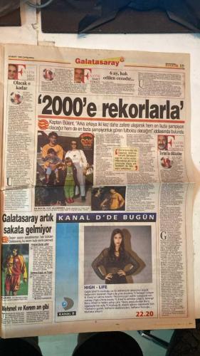 FANATİK SPOR GAZETESİ - TURKISH NEWSPAPER - DOĞUM GÜNÜ HEDİYESİ  - EKSİKSİZ TAM TAKIM GAZETE - 24 MART 1999 - SAYI: 1221 - MEHMET GENÇ - RAHMAN SAĞIROĞLU - CÜNEYT KARAKAYA - OĞUZ DİZER - NECİL ÜLGEN - İSMET TONGO - CENGİZ KAPTAN - GERÇEK SPOR GAZETESİ - FANATİK - BU VATAN HEPİMİZİN - HASAN ŞAŞ’A 6 AY CEZA - SERHAN KURTULUŞ’A 1 YIL HAK MAHRUMİYETİ - GRİP DOPİNG SKANDALI - TERİM: BİZİM İŞİMİZ ÇOK ZOR - KLİNSMANN SESLERİ - BÜLENT’İN REKORU - EFES’E HAKEM ENGELİ 69-68 - TOSHACK: KARTAL’I ÇOK ÖZLÜYORUM - YILDIRIM: FENER’İN BAŞARISI ŞAMPİYONLUKTUR - UCHE: MASAL UYDURUYORLAR - DENİZLİ BEYİN YIKIYOR: MOLDOVA TAKTİĞİ - BAYRAMA ERKEN GİRECEĞİZ - CAMPBELL 27 YAŞINDA FUTBOLU BIRAKTI - TERİM: TÜRK TEKNİK ADAM OLMAK ÇOK ZOR - GALATASARAY’DA GENEL AF ÖNERİSİ - CİM BOM AY-YILDIZ GİBİ - CİM BOM TAHKİM’E GİDİYOR - ERZEN: HASAN’A 6 AY HAKSIZLIK - ASLAN’IN DÖRT KOZU: HAKAN ŞÜKÜR, TAFFAREL, POPESCU, HAKAN ÜNSAL - SÜREN PARA BULMA UĞRAŞINDA - CEZA 23 EYLÜL’DE TAMAMLANACAK - TRABZONSPOR - GALATASARAY - FENER
