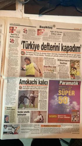 FANATİK SPOR GAZETESİ - TURKISH NEWSPAPER - DOĞUM GÜNÜ HEDİYESİ  - EKSİKSİZ TAM TAKIM GAZETE - 24 MART 1999 - SAYI: 1221 - MEHMET GENÇ - RAHMAN SAĞIROĞLU - CÜNEYT KARAKAYA - OĞUZ DİZER - NECİL ÜLGEN - İSMET TONGO - CENGİZ KAPTAN - GERÇEK SPOR GAZETESİ - FANATİK - BU VATAN HEPİMİZİN - HASAN ŞAŞ’A 6 AY CEZA - SERHAN KURTULUŞ’A 1 YIL HAK MAHRUMİYETİ - GRİP DOPİNG SKANDALI - TERİM: BİZİM İŞİMİZ ÇOK ZOR - KLİNSMANN SESLERİ - BÜLENT’İN REKORU - EFES’E HAKEM ENGELİ 69-68 - TOSHACK: KARTAL’I ÇOK ÖZLÜYORUM - YILDIRIM: FENER’İN BAŞARISI ŞAMPİYONLUKTUR - UCHE: MASAL UYDURUYORLAR - DENİZLİ BEYİN YIKIYOR: MOLDOVA TAKTİĞİ - BAYRAMA ERKEN GİRECEĞİZ - CAMPBELL 27 YAŞINDA FUTBOLU BIRAKTI - TERİM: TÜRK TEKNİK ADAM OLMAK ÇOK ZOR - GALATASARAY’DA GENEL AF ÖNERİSİ - CİM BOM AY-YILDIZ GİBİ - CİM BOM TAHKİM’E GİDİYOR - ERZEN: HASAN’A 6 AY HAKSIZLIK - ASLAN’IN DÖRT KOZU: HAKAN ŞÜKÜR, TAFFAREL, POPESCU, HAKAN ÜNSAL - SÜREN PARA BULMA UĞRAŞINDA - CEZA 23 EYLÜL’DE TAMAMLANACAK - TRABZONSPOR - GALATASARAY - FENER