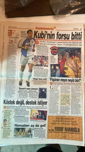 FANATİK SPOR GAZETESİ - TURKISH NEWSPAPER - DOĞUM GÜNÜ HEDİYESİ  - EKSİKSİZ TAM TAKIM GAZETE - 28 MART 1999 - SAYI: 1225 - MEHMET GENÇ - RAHMAN SAĞIROĞLU - YUSUF DURSUN - NECİL ÜLGEN - CÜNEYT KARAKAYA - İSMET TONGO - OSMAN TANBURACI - TEMEL ÖZALAK - NACİ YALINKILIÇ - DOĞAN BABACAN - METİN TÜKENMEZ - ULVİ GÜVENEROĞLU - ERTUĞRUL AKÇAYLI - GERÇEK SPOR GAZETESİ - FANATİK - BU VATAN HEPİMİZİN - MİLLİ TAKIM 2-0 MOLDOVA: ÇİFTE BAYRAM - HAKAN ŞÜKÜR’ÜN GOLÜ - SERGEN YALÇIN RESİTALİ - SERGEN’DEN 400. DARBE - İNANCIN ZAFERİ - ÖNEMLİ OLAN KAZANMAK - HAKAN ŞÜKÜR KLASİĞİ - BAYRAM TOPU HAKAN’DAN - SERGEN: GECENİN KAHRAMANI - FENER KARTAL’A KİLİTLENDİ - LÖW: DERBİYE MORAL YEMEĞİ - BALİÇ’İN FORMA GİYMESİ ZOR - RÜŞTÜ: DERBİDE TAKIMA GÜVENİM TAM - DIMAS PORTEKİZ’DE MÜKEMMEL OYNADI - BOLİÇ DÖNMEYE ÇALIŞIYOR - MUSTAFA DOĞAN: FORMDA DEĞİLİM - TRABZONSPOR - GALATASARAY - FENERBAHÇE - BEŞİKTAŞ - KOCAELİSPOR - ALTAY - ADANASPOR - KARABÜKSPOR - BURSASPOR - ANTALYASPOR - SAKARYASPOR - ERZURUMSPOR - GENÇLERBİRLİĞ