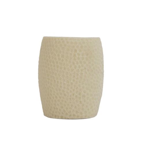 DİŞ FIRÇALIK,MACUNLUK SARI PETEK DESENLİ POLİRESİN 8X8X10CM 400ML BANYO SETİ