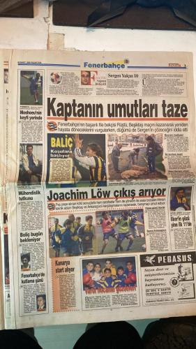 FANATİK SPOR GAZETESİ - TURKISH NEWSPAPER - DOĞUM GÜNÜ HEDİYESİ  - EKSİKSİZ TAM TAKIM GAZETE - 29 MART 1999 - SAYI: 1226 - EROL DEMİRKOL - RAHMAN SAĞIROĞLU - MURAT AKBAŞ - CÜNEYT KARAKAYA - MEHMET GENÇ - NECİL ÜLGEN - OĞUZ DİZER - GERÇEK SPOR GAZETESİ - FANATİK - BU VATAN HEPİMİZİN - FATİH AKYEL’E PANZER KANCASI - SERGEN’İN MUHTEŞEM DÖNÜŞÜ - DOPİNG TAKİPTE: UEFA NUMUNE KONTROLÜ - MUSTAFA DENİZLİ’NİN BAŞARILI KARNESİ - KÜSKÜNLERE AF - GALATASARAY’DA BAYRAM KUTLAMASI - GRUPLARDA KIYAMET KOPTU - PLAY-OFF’TA MÜTHİŞ TAKİP - KALLİ’NİN KOZU AMOKACHİ - TELEVOLE PROGRAMI - EMRE SAMSUN MAÇINA YETİŞECEK - GALATASARAY’DA İZİN BİTTİ - TAFFAREL’İN TÜRK USULÜ BAYRAMI - GALATASARAY PAF TAKIMI BELLINZONA TURNUVASINA GİDİYOR - HAGİ: AVRUPA’YA AÇILMALARI GEREK - HAGİ JUBİLESİ 9 HAZİRAN’DA - TERİM’İN HEDEFLERİ: ÜÇÜNCÜ ŞAMPİYONLUK VE AVRUPA - POPESCU’NUN FEDAKÂRLIĞI: İĞNEYLE OYNADI - VEDAT TAKIMA MONTE EDİLECEK - TRABZONSPOR - GALATASARAY - FENERBAHÇE - BEŞİKTAŞ - KOCAELİSPOR - ALTAY - ADANASPOR - KARABÜKS
