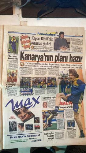 FANATİK SPOR GAZETESİ - TURKISH NEWSPAPER - DOĞUM GÜNÜ HEDİYESİ  - EKSİKSİZ TAM TAKIM GAZETE - 31 MART 1999 - SAYI: 1228 - MEHMET GENÇ - RAHMAN SAĞIROĞLU - YUSUF DURSUN - CÜNEYT KARAKAYA - NECİL ÜLGEN - OĞUZ DİZER - EROL DEMİRKOL - BÜNYAMİN OSMAN - GERÇEK SPOR GAZETESİ - FANATİK - BU VATAN HEPİMİZİN - FENERBAHÇE: YILDIRIM İÇİN YENECEĞİZ - BEŞİKTAŞ: BU HAFTA LİDERE YETİŞİRİZ - CİM BOM YENİLENİYOR: REVİZYON PLANLARI - NBA’DEN GİLMORE KARARI - YILDIZ AVCILARI NİJERYA YOLUNDA - MAÇ ÖNCESİNDE İNTERNET SAVAŞI - GALATASARAY İLK FİNALİST: BOTASSPOR’U 72-40 YENDİ - TRABZON’DA YILDIZ DEVRİ SONA ERİYOR - NATO STOP: STOJKOVİC’TEN PROTESTO - AVRUPA ŞAMPİYONASI GRUP DURUMU: TÜRKİYE LİDER - BECKENBAUER: TÜRKİYE İLE ÇEKİŞECEĞİZ - EMRE’NİN SAKATLIĞI TEKRARLADI - TERİM: DERSİMİZİ ALDIK - DAUM’UN FATİH AKYEL’E KANCASI - TERİM: TAM KONSANTRASYON ŞART - TUGAY SAKAT: SAMSUN MAÇINDA YOK - ILIE BAKÜ’YE GİTMEDİ - HASAN ŞAŞ’A ÖZEL ANTRENÖR - TRABZONSPOR - GALATASARAY - FENERBAHÇE - BEŞİKTAŞ - KOCAELİSPOR - ALTA