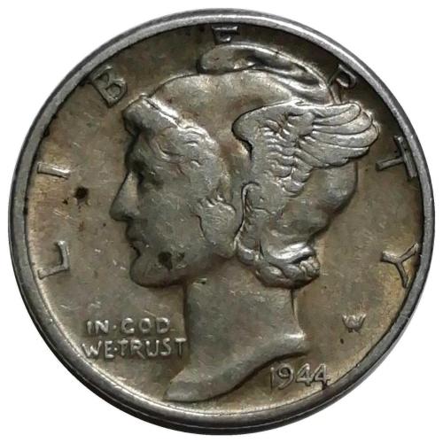 ABD 1944 Yılı 10 Cent Mercury ÇİLALTI