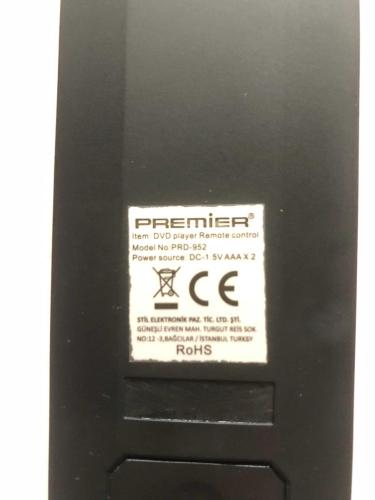 Premier DVD player uzaktan kumanda