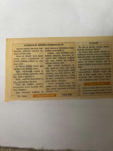 25 Haziran 2010 Orijinal Takvim Yaprağı-Doğum Günü-Söz,Nişan,Nikâh,Düğün ve Önemli Günler Hediyesi-Nesil Takvim-Ayet,Hadis (Ahmed Yesevi) - Sultan Abdülmecid’in vefatı (1861) - Kore Savaşı’nın başlaması (1950) - Düşmanlık Hissine Düşmanlık Et - Ya İlahi - Günün Duası - Kız: Gizem - Erkek: Bilal -