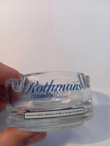 ROTHMANS SİGARA küllük. Kül tablası sıfır