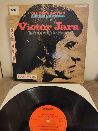 VICTOR JARA - Te Recuerdo Amanda  1973 Fransa Basım LP Albüm Plak