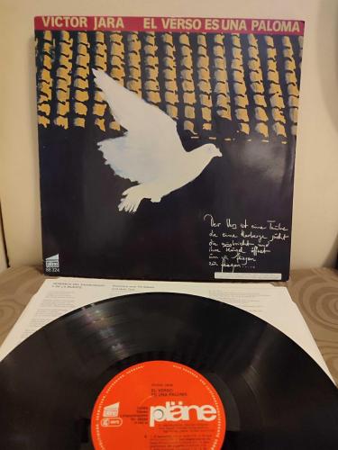 VICTOR JARA - El Verso Es Una Paloma 1983 Almanya Basım LP Albüm Plak