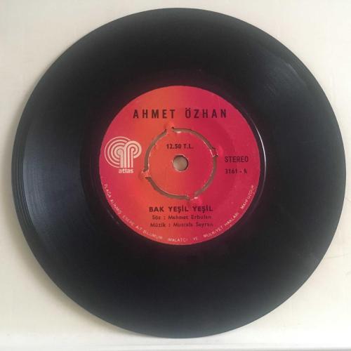 Ahmet Özhan / İçimde Kim Vardır Bir Bilebilsen - Bak Yeşil Yeşil / 45'lik plak
