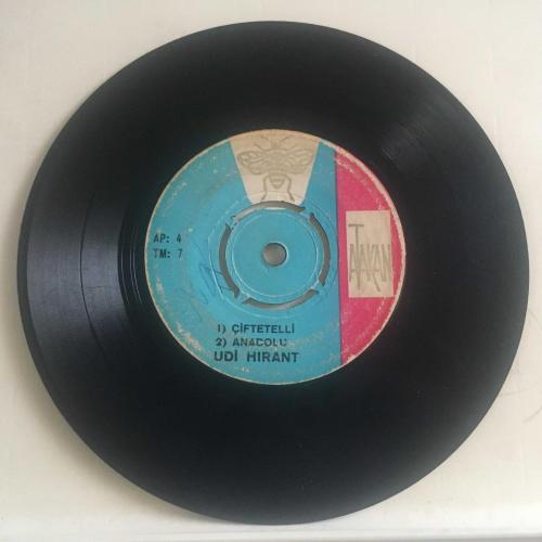 Udi Hırant / Mevlana - Konyalı - Çiftetelli - Anadolu / 45'lik EP plak