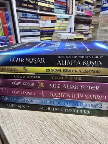 UĞUR KOŞAR KİTAPLARI en güzel isimler Allah'ındır + Bana Allah Yeter + Yüzleşme + Rabbin için sabret + Allah de ötesini bırak 2