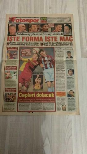 FOTOSPOR SPOR GAZETESİ - TURKISH NEWSPAPER - DOĞUM GÜNÜ HEDİYESİ  - EKSİKSİZ TAM TAKIM GAZETE - 7 MART 2007 ÇARŞAMBA   KADİR BAYRAKTAR - YAKUP SEVİNDİK - VOLKAN DEMİREL - RÜŞTÜ REÇBER - NAZMİ ALKIŞ - ALTAN KIZILTAN - HAMZA ÖZALKUŞ - H. GÖKHAN ABDİK - SEZGİN GELMEZ - AZİZ YILDIRIM - SEKİP MOSTUROĞLU - TEVFİK YENER - HAYRİ ÜLGEN - YENER (YAZAR) - UMUT BULUT - BURHAN USLU - JUAN FIGGER - LUGANO - MURAT BALL - AHMET ÇAKAR - GÜRCAN BİLGİÇ - APPİAH - MEHMET AURELIO  VOLKAN’IN İMZASI - ASLAN’DA AF - ALEX’İN ACI SIRRI - REKORTMEN TAHMİNCİLER - SERVET İMZA ATIYOR - TIGANA RICO’YU ÖVDÜ - KARADENİZ TSUNAMİSİ - BEŞİKTAŞ’LA HESAP - FORTİS KURASINDAN DERBİ - AT YARIŞINDA İMPARATOR - EN BÜYÜK FENERBAHÇE - ALEX’İN HASTALIĞI - PUBİS SENDROMU - LUGANO İDDİASI - VOLKAN BALL AÇIKLAMASI - AZİZ YILDIRIM SANTRA PROGRAMINDA - APPİAH PAS İSTATİSTİKLERİ  FENERBAHÇE - GALATASARAY - BEŞİKTAŞ - TRABZONSPOR - KAYSERİSPOR - KAYSERİ ERCİYESSPOR - SİVASSPOR - VESTEL MANİSASPOR - ANKARAGÜCÜ - ANKARASPOR - ÇAYKUR RİZESP