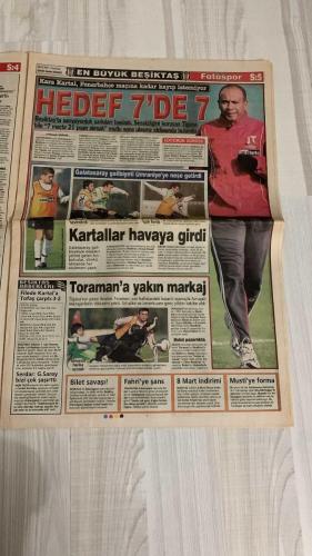 FOTOSPOR SPOR GAZETESİ - TURKISH NEWSPAPER - DOĞUM GÜNÜ HEDİYESİ  - EKSİKSİZ TAM TAKIM GAZETE - 7 MART 2007 ÇARŞAMBA   TEVFİK YENER - AZİZ YILDIRIM - JUAN FIGER - ALEX DE SOUZA - UMUT BULUT - NURİ ALBAYRAK - HAKAN ŞÜKÜR - ERİK GERETS - SONG - HASAN ŞAŞ - ERDAL KESER - INAMOTO - AHMED HASSAN - NACİ ÖZKAYA - NECATİ ATEŞ - SEMİH HAZNEDAROĞLU - ADNAN POLAT - ŞÜKRÜ ERGÜN - ALİ GÜRSEY - CELAL GÜRCAN - ADNAN SEZGİN - ERSUN YANAL  İDDAA SEFERBERLİĞİ - SONG’UN FENER’LE GÖRÜŞMESİ - 7 MAÇ 21 PUAN - BOMBA GELİŞMELER - ALEX’LE İLGİLİ SON NOKTA - FENER’E SÜPER YILDIZLAR - DÜNYA KADINLAR GÜNÜ - TSUNAMİ İÇİNDE TSUNAMİ YATTARA - ŞAMPİYON TAKIMI KURDUK - SIRASI MI ŞİMDİ - KRAL HAKAN FORMA İSTEDİ - GERETS KÜSKÜNLERLE - INAMOTO’YA TEKLİF - SEYRANTEPE İDDİASI - NACİ ÖZKAYA VEFAT - ASLAN’IN YILDIZLARI - SONG FENER FLÖRTÜ - DERBİ ÖNCESİ NECATİ’DEN MESAJ - YÖNETİMDE KRİZ - YANAL İDDİASI  FENERBAHÇE - GALATASARAY - BEŞİKTAŞ - TRABZONSPOR - KAYSERİSPOR - KAYSERİ ERCİYESSPOR - SİVASSPOR - VESTEL MANİSASPOR - ANK