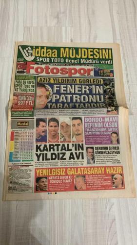 FOTOSPOR SPOR GAZETESİ - TURKISH NEWSPAPER - DOĞUM GÜNÜ HEDİYESİ  - EKSİKSİZ TAM TAKIM GAZETE - 9 MART 2007 CUMA   AZİZ YILDIRIM - RASİM EPLİ - ÖZGÜR ÖZAL - ALİ KEMAL DENİZCİ - ERİK GERETS - SONG - ADNAN POLAT - ADNAN SEZGİN - ERSUN YANAL - SABRİ SARIOĞLU - ÖZHAN CANAYDIN - HASAN ŞAŞ - NACİ ÖZKAYA  İDDAA MÜJDESİ - PARA BU HAFTA - FENER’İN PATRONU TARAFTAR - KARTAL’IN YILDIZ AVI - BORDO MAVİ KEFENİM OLSUN - DERBİNİN ŞİFRESİ GÖKDENİZ & CEYHUN - YENİLGİSİZ GALATASARAY - SONGSUZ OLMAZ - BOMBALAR CEPTE - GSYİAD’DAN JEST - SABRİ JOKER OLDU - SEYRANTEPE İDDİASI - NACİ ÖZKAYA VEFAT - CANAYDIN’DAN YANIT - BARCELONA’NIN HASAN ŞAŞ’I  FENERBAHÇE - GALATASARAY - BEŞİKTAŞ - TRABZONSPOR - KAYSERİSPOR - KONYASPOR - GENÇLERBİRLİĞİ - BURSASPOR - SİVASSPOR - ANTALYASPOR - VESTEL MANİSASPOR - ANKARAGÜCÜ - ANKARASPOR - ÇAYKUR RİZESPOR - DENİZLİSPOR - KAYSERİ ERCİYESSPOR - YUNANİSTAN - NORVEÇ - KKTC - BARCELONA - LIVERPOOL - LEVERKUSEN - PSV