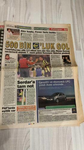 FOTOSPOR SPOR GAZETESİ - TURKISH NEWSPAPER - DOĞUM GÜNÜ HEDİYESİ  - EKSİKSİZ TAM TAKIM GAZETE -- 11 MART 2007 PAZAR   AURELIO - ALEX DE SOUZA - KEZMAN - TUNCAY ŞANLI - SERDAR - LUGANO - APPİAH - HÜSEYİN ÇAĞLAR - ERGUN HİÇYILMAZ - SİNAN ENGİN - ZAFER TUZUN - ONUR KAYADOR - ÖZCAN DAL - TURHAN SOFUOĞLU - YATTARA - UMUT BULUT - BÜLENT DEMİRLEK - ADNAN POLAT - ERİK GERETS - SONG - HASAN ŞAŞ - KUTLUALP - SAADETTİN SARAN - JUAN FIGER - AZİZ YILDIRIM  İDDAA CUMA BAŞLIYOR - EFSANE GERİ DÖNDÜ - FENERBAHÇE-KONYASPOR MAÇI - GALATASARAY-TRABZON KIRILMA NOKTASI - FIRTINA UMUT ÇOK FORMDA - YATTARA ŞOK ETTİ - ANKARA’DA KIRMIZI ALARM - ALEX SÖZ VERDİ - 12 MAÇ SONRA 2 GOL - GEÇ GELEN İTİRAF - 800 BİN DOLAR DAVASI - ALEX ÇOK DEĞERLİ - ŞAMPİYONLUK UFUKTA - TARAFTARLARA MÜJDE  FENERBAHÇE - GALATASARAY - BEŞİKTAŞ - TRABZONSPOR - KAYSERİSPOR - KONYASPOR - GENÇLERBİRLİĞİ - BURSASPOR - SİVASSPOR - ANTALYASPOR - VESTEL MANİSASPOR - ANKARAGÜCÜ - ANKARASPOR - ÇAYKUR RİZESPOR - DENİZLİSPOR - KAYSERİ ERCİYESSPOR -