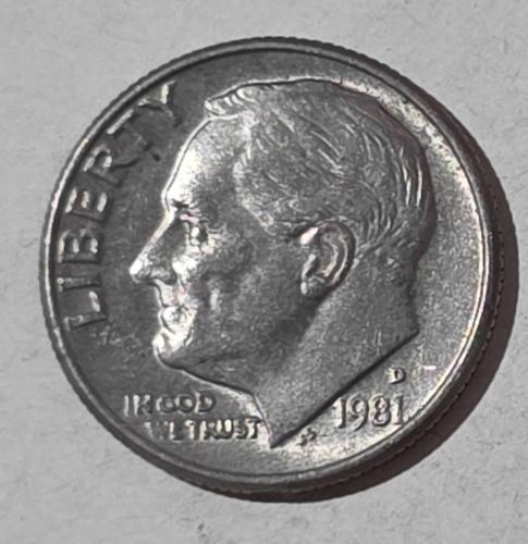 Amerika ONE DIME 1981 (10 cent)