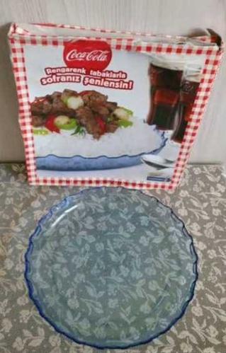 COCACOLA CAM TABAK PROMOSYON KOLEKSİYONLUK